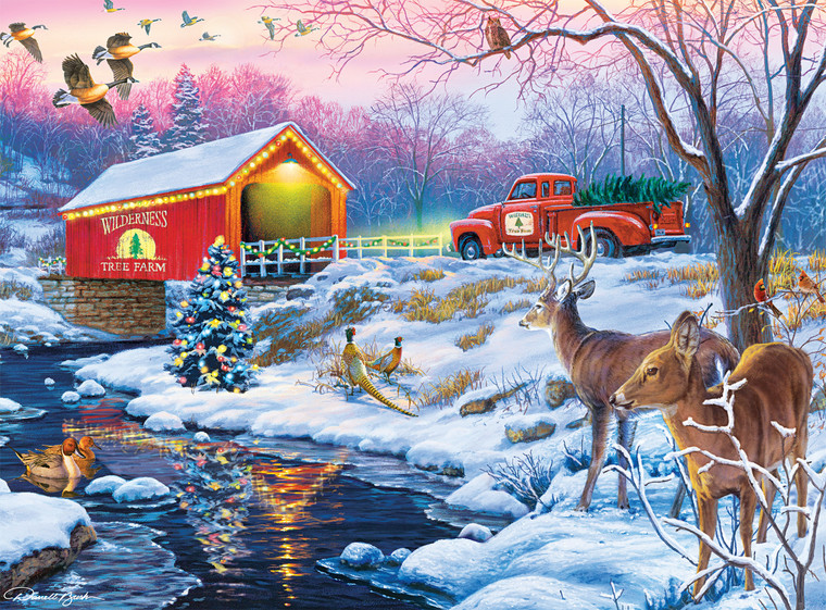Darrell Bush: Christmas in the Country 1000 Piece Puzzle Darrell Bush: Christmas in the Country 1000 Piece Puzzle