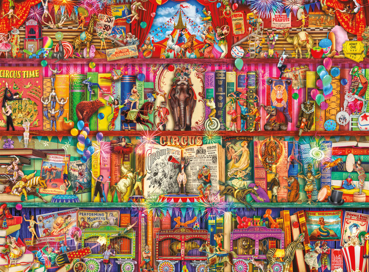 Aimee Stewart:  Circus Extravaganza 1000 Piece Puzzle Aimee Stewart:  Circus Extravaganza 1000 Piece Puzzle