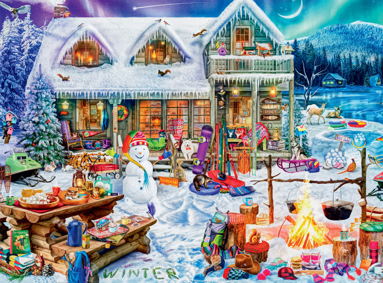 Aimee Stewart:  Winterland Fun 1000 Piece Puzzle Aimee Stewart:  Winterland Fun 1000 Piece Puzzle