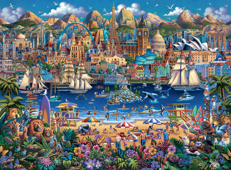 Eric Dowdle: World Pieces 1000 Piece Puzzle Eric Dowdle: World Pieces 1000 Piece Puzzle