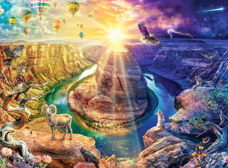 Lars Stewart: Horseshoe Bend 1000 Piece Puzzle