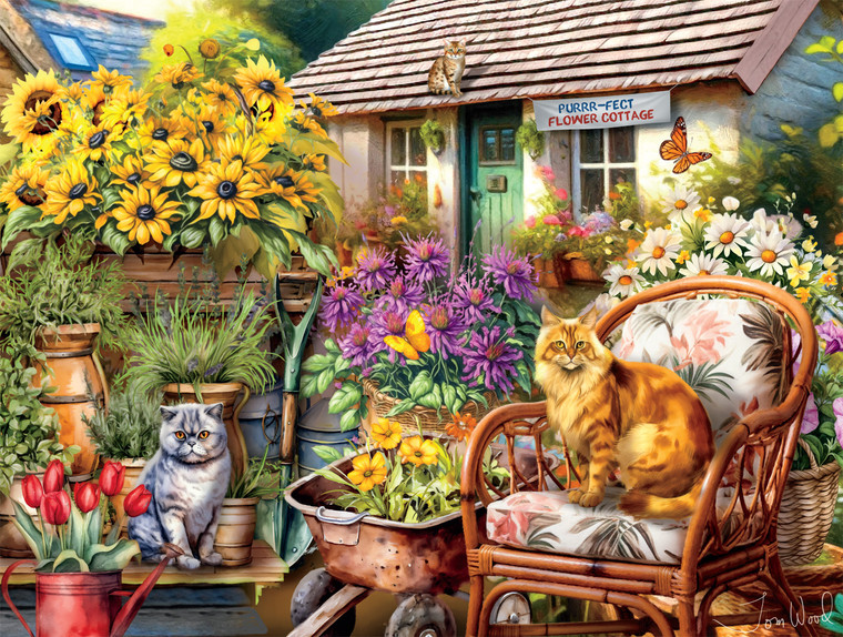 Cats: Country Cats 750 Piece Puzzle Cats: Country Cats 750 Piece Puzzle