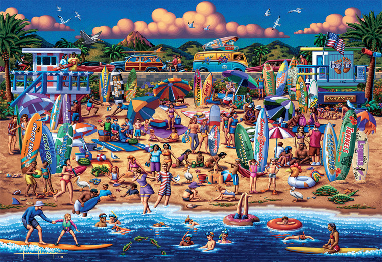 Eric Dowdle: Surfin' USA 2000 Piece Puzzle Eric Dowdle: Surfin' USA 2000 Piece Puzzle