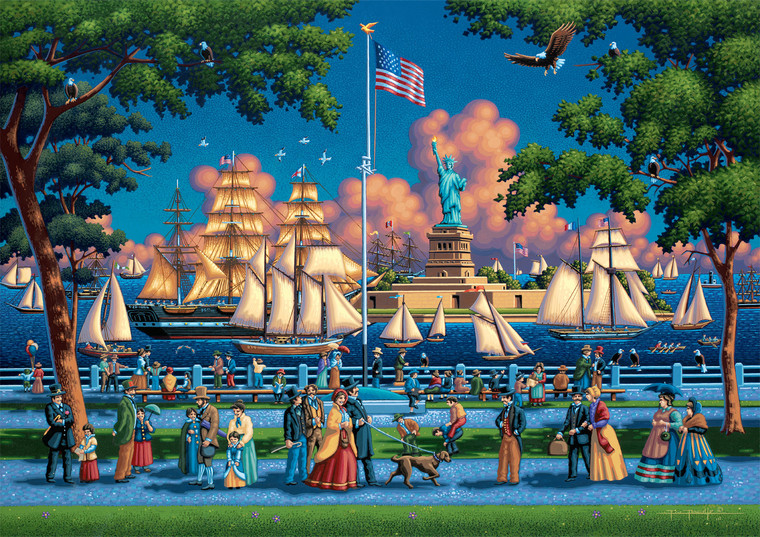 Eric Dowdle: Statue of Liberty 300 Piece Puzzle Eric Dowdle: Statue of Liberty 300 Piece Puzzle