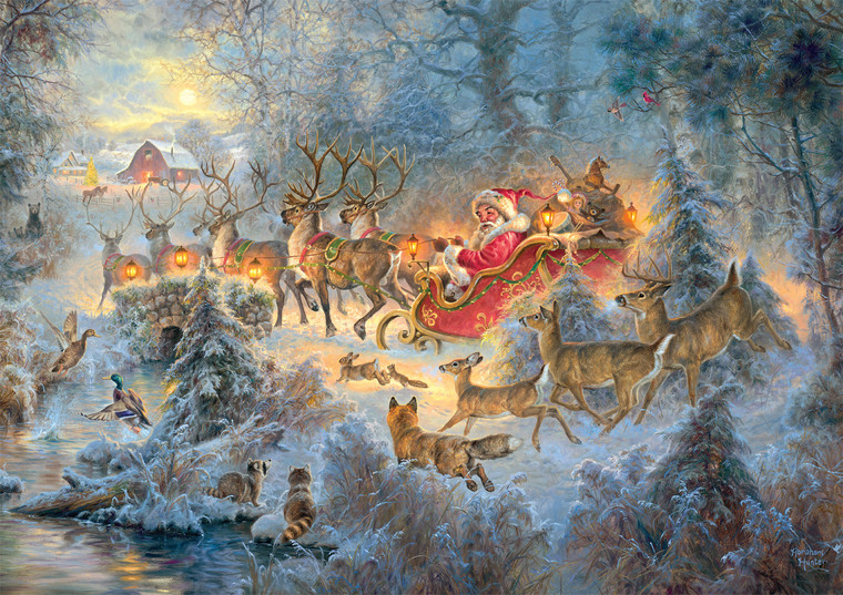 Abraham Hunter: Merry Christmas to All! 500 Piece Puzzle Abraham Hunter: Merry Christmas to All! 500 Piece Puzzle