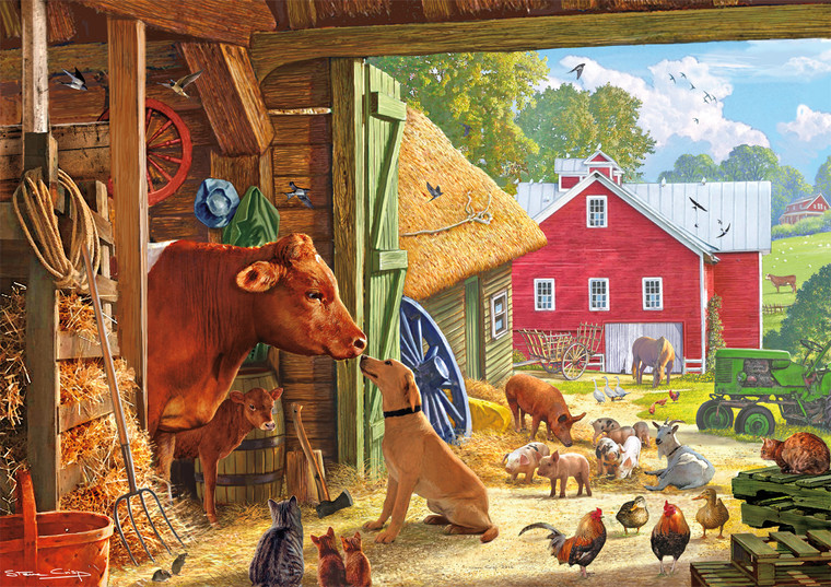 Country Life: Farm Scenic 500 Piece Puzzle Country Life: Farm Scenic 500 Piece Puzzle