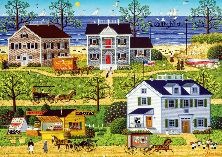 Charles Wysocki: AMERICANA: Gull's Nest 500 Piece Puzzle Charles Wysocki: AMERICANA: Gull's Nest 500 Piece Puzzle