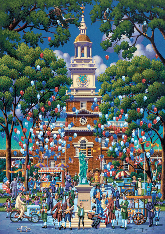 Eric Dowdle Independence Hall 500 Piece Puzzle Eric Dowdle Independence Hall 500 Piece Puzzle